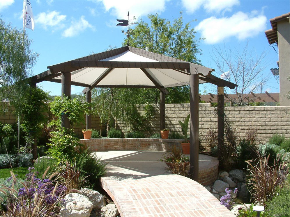 Canvas Panels Gazebo