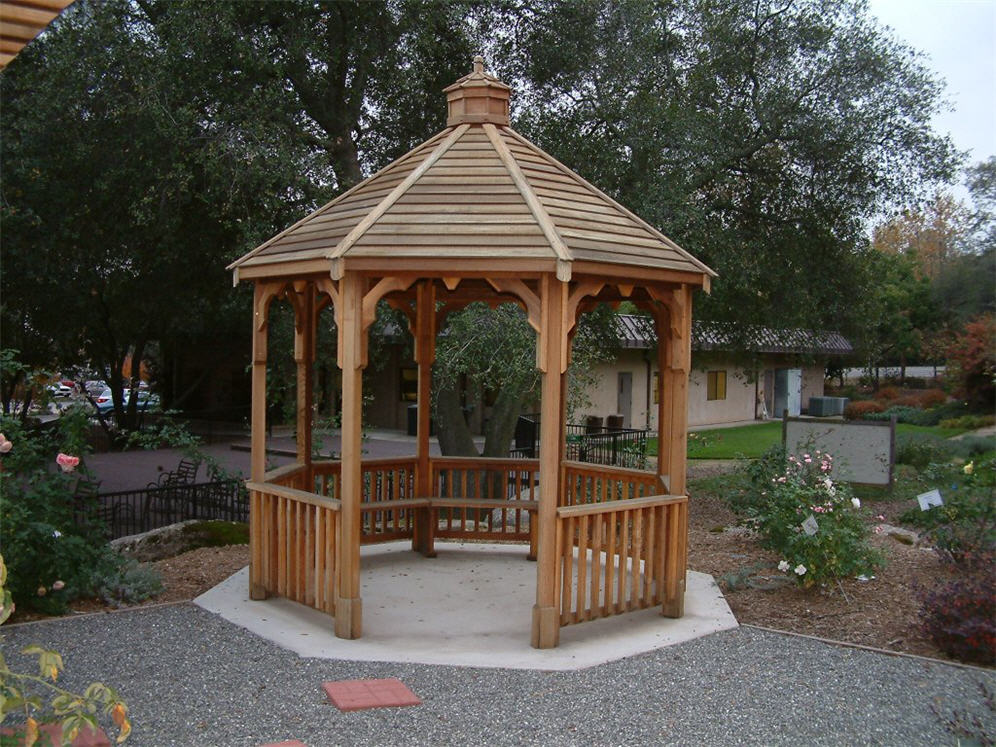 San Ramon Redwood Gazebo